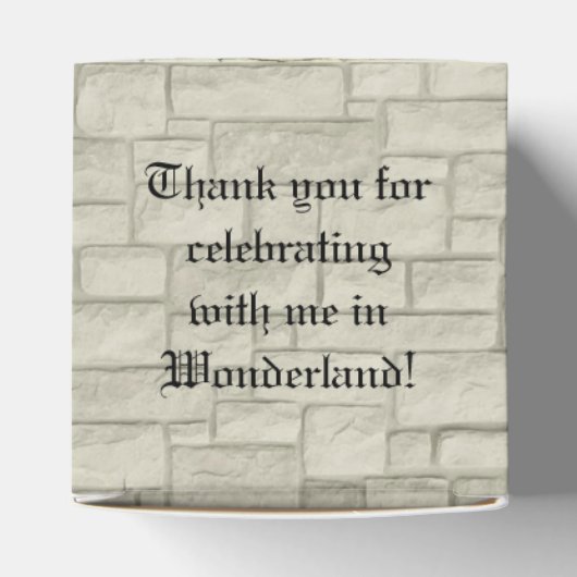 Queen Alice Bedankdoosjes (Bovenkant)