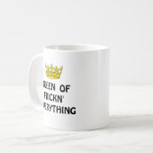 Queen Alles Koffiemok (Voorkant links)