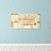 Queen and Crescent Route Canvas Afdruk (Insitu (Houten vloer))