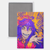 Queen anime magneet (Voorkant / Achterkant)