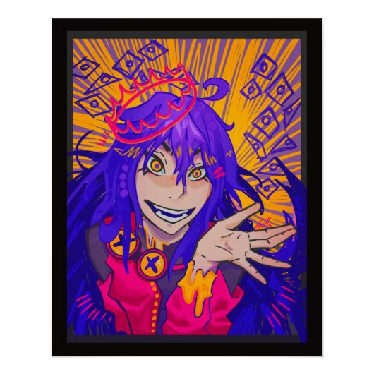 Queen anime perfect poster (Voorkant)