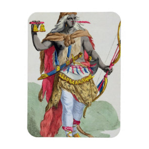 Queen Anna Nzinga (1583-1663), uit 'Receuil des E' Magneet