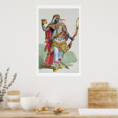 Queen Anna Nzinga (1583-1663), uit 'Receuil des E' Poster (Keuken)