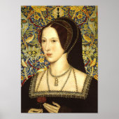 Queen Anne Boleyn Portrait Poster (Voorkant)