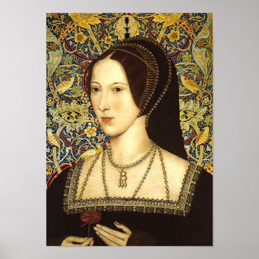 Queen Anne Boleyn Portrait Poster (Voorkant)