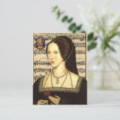 Queen Anne Boleyn - Portret Briefkaart (Staand voorkant)