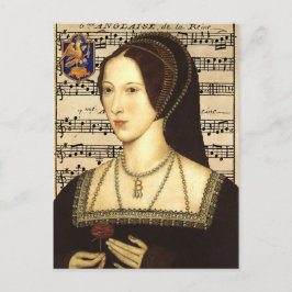 Queen Anne Boleyn - Portret Briefkaart