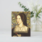 Queen Anne Boleyn - Portret Briefkaart (Staand voorkant)