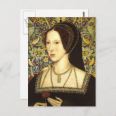 Queen Anne Boleyn - Portret Briefkaart (Voorkant / Achterkant)