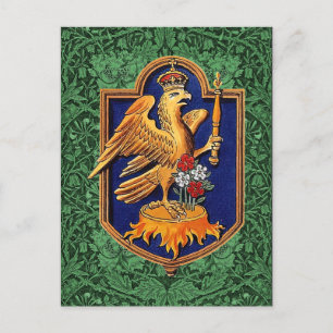 Queen Anne Boleyn Royal Falcon Badge Briefkaart