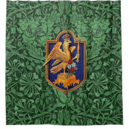 Queen Anne Boleyn Royal Falcon Badge Douchegordijn