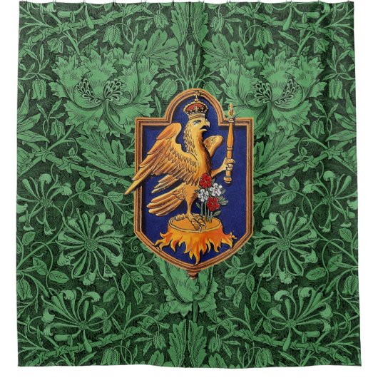 Queen Anne Boleyn Royal Falcon Badge Douchegordijn (Voorkant)