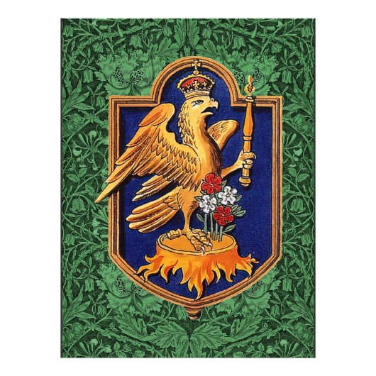 Queen Anne Boleyn Royal Falcon Badge Foto Afdruk (Voorkant)