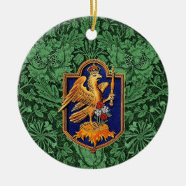 Queen Anne Boleyn Royal Falcon Badge Keramisch Ornament