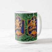 Queen Anne Boleyn Royal Falcon Badge Koffiemok (Voorkant rechts)