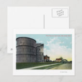 Queen Anne Hill Water Reservoirs Scene Briefkaart (Voorkant / Achterkant)