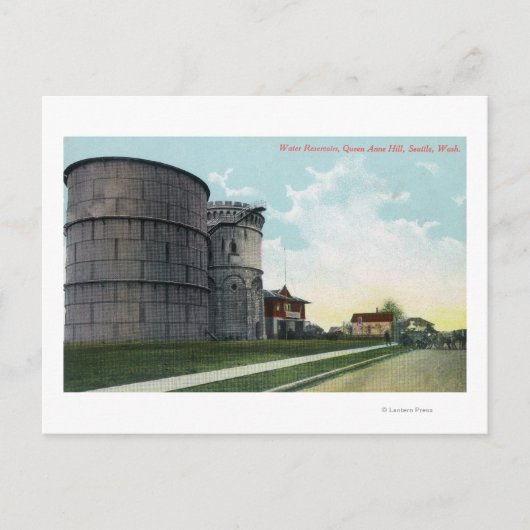 Queen Anne Hill Water Reservoirs Scene Briefkaart (Voorkant)