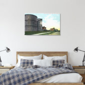Queen Anne Hill Water Reservoirs Scene Canvas Afdruk (Insitu (Slaapkamer))