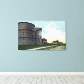 Queen Anne Hill Water Reservoirs Scene Canvas Afdruk (Insitu (Houten vloer))