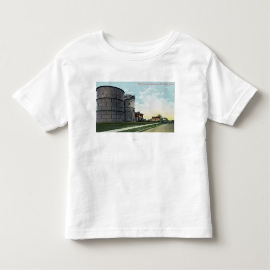 Queen Anne Hill Water Reservoirs Scene Kinder Shirts (Voorkant)