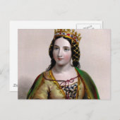 Queen Anne Neville Briefkaart (Voorkant / Achterkant)