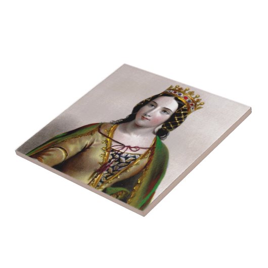 Queen Anne Neville Tegeltje (Zijkant)