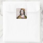 Queen Anne Neville Vierkante Sticker (Tas)