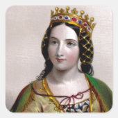 Queen Anne Neville Vierkante Sticker (Voorkant)