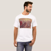 Queen Anne touching Dr. Johnson T-shirt (Voorkant volledig)