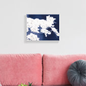 Queen Anne's Kant Bloemen Ingewikkeld Canvas Afdruk (Insitu (Woonkamer))