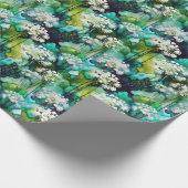 Queen Anne's Lace Abstract Cadeaupapier (Hoek)