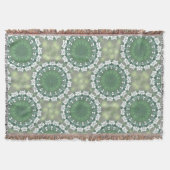 Queen Anne's Lace Abstract Lente Bloemen Elegant Deken (Voorkant)