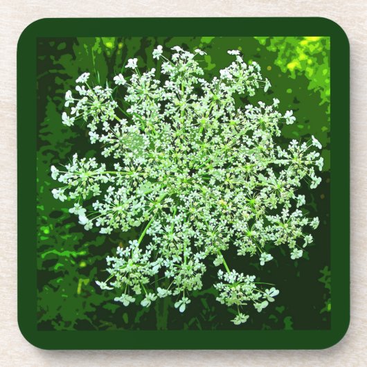 Queen Annes Lace Bier Onderzetter (Voorkant)