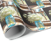 Queen Anne's Lace boeket in raam Cadeaupapier (Rol Hoek)