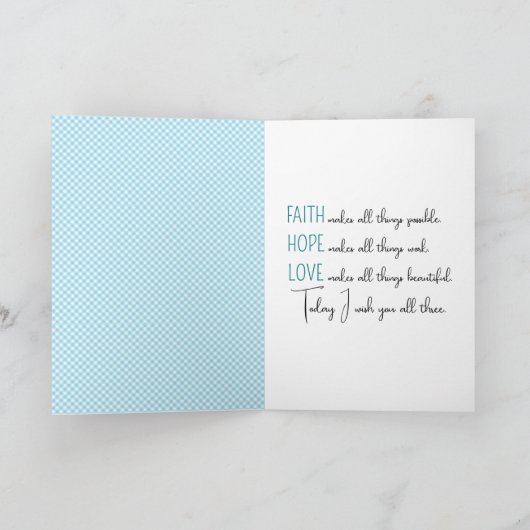 Queen Anne's Lace Boeket Kaart (Binnen)