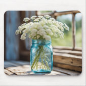 Queen Anne's Lace Boeket Muismat (Voorkant)