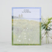 Queen Anne's Lace Custom Briefhoofd (Staand voorkant)