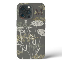 Queen Anne's Lace Dark iPhone / iPad hoesje