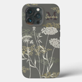 Queen Anne's Lace Dark iPhone / iPad hoesje