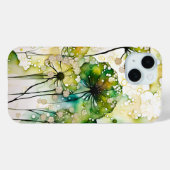 Queen Anne's Lace en Bubbles Abstract Case-Mate iPhone Case (Achterkant (horizontaal))