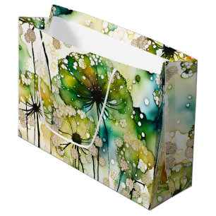 Queen Anne's Lace en Bubbles Abstract Groot Cadeauzakje