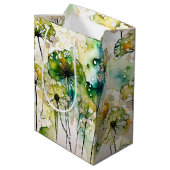 Queen Anne's Lace en Bubbles Abstract Medium Cadeauzakje (Achterkant Gekanteld)