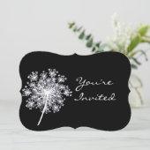 Queen Anne's Lace Garden Bloemen Verjaardagsfeest Kaart (Staand voorkant)