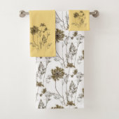 Queen Anne's Lace op Badkamer Handdoek Set (Insitu)