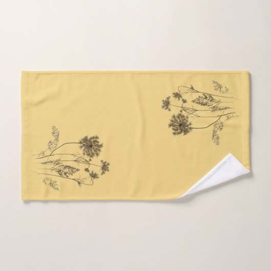 Queen Anne's Lace op Badkamer Handdoek Set (Handdoek)