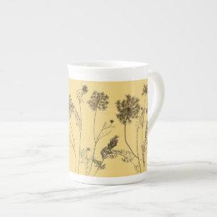 Queen Anne's Lace op een Bone China Mok