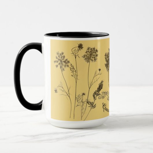 Queen Anne's Lace op een Combo Mok (15 oz.) (Links)