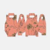 Queen Anne's Lace op een Gable Favoriete Box Bedankdoosjes (Uitgevouwen)