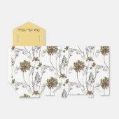 Queen Anne's Lace op een gunstbox Bedankdoosjes (Uitgevouwen)