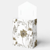 Queen Anne's Lace op een gunstbox Bedankdoosjes (Geopend)